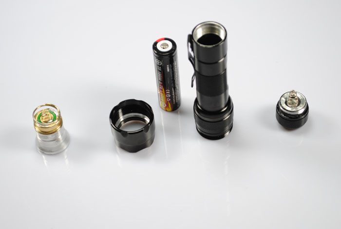 UltraFire WF-502B U2 LED baterka, 1300 lúmenov, kompaktné, odolné vonkajšie núdzové svetlo na dobrodružstvá