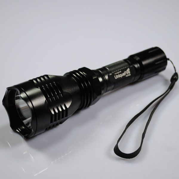 UniqueFire HS-802 Zelené svetlo LED baterka s dlhým dosahom, vodotesná, odolná pre nočný prieskum