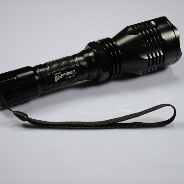 UniqueFire HS-802 Zelené svetlo LED baterka s dlhým dosahom, vodotesná, odolná pre nočný prieskum