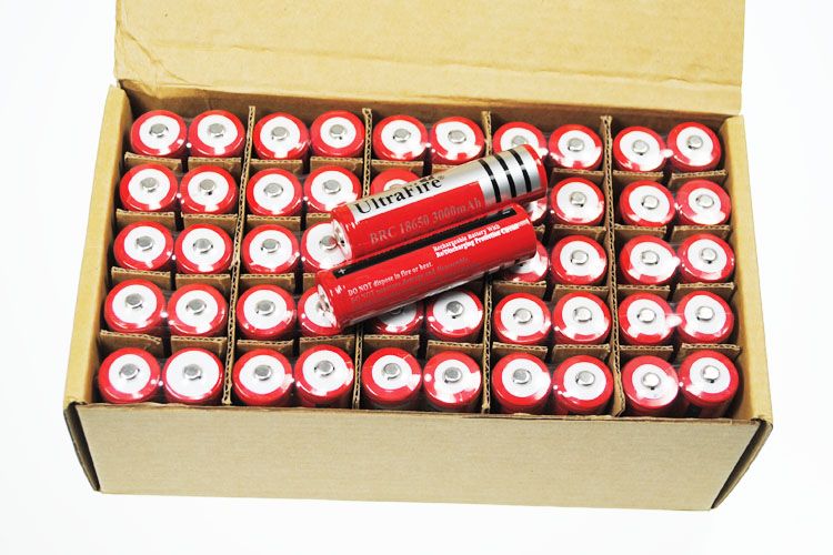 Ultrafire BRC 3000MAH 3.7V Li-ion batéria pre elektronické zariadenia vysoká kapacita a rýchle nabíjanie