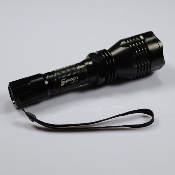 UniqueFire HS-802 Zelené svetlo LED baterka s dlhým dosahom, vodotesná, odolná pre nočný prieskum