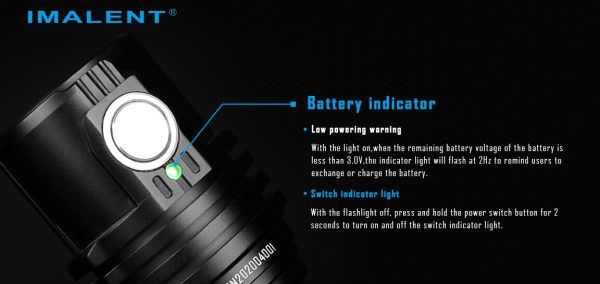 IMAlENT MS03 XHP70 baterka ultra-jasné svietidlo 13000 lúmenov 324 metrov dosah outdoorové svietidlo