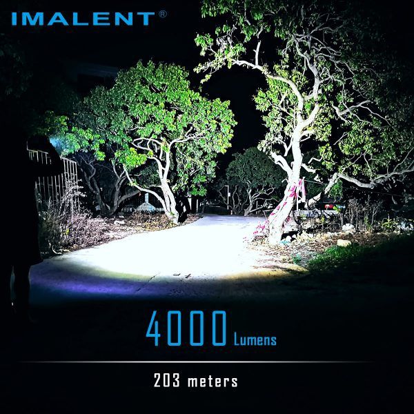 IMALENT LD70 LED baterka 4000 lúmenov, kompaktný dizajn pre dobrodruhov, spoľahlivý zdroj svetla s OLED displejom