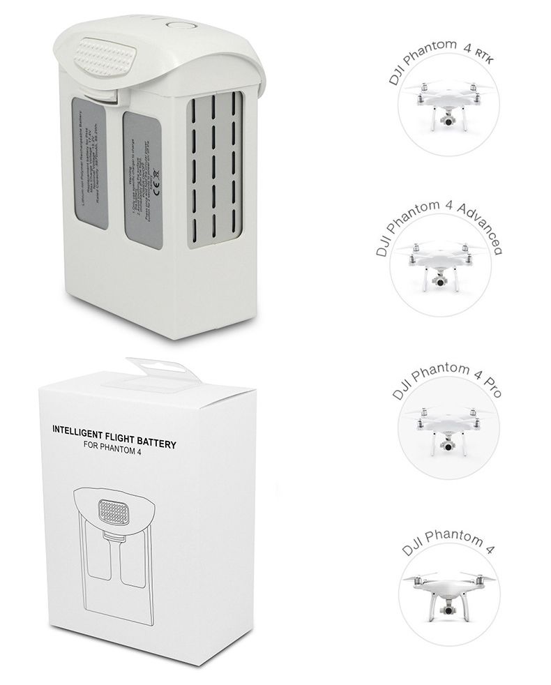 DJI Phantom 4 batéria 15,2V 5870mAh Li-Po pre dlhé trvanie letu optimalizovaný výkon pre FPV kvadrokoptéru