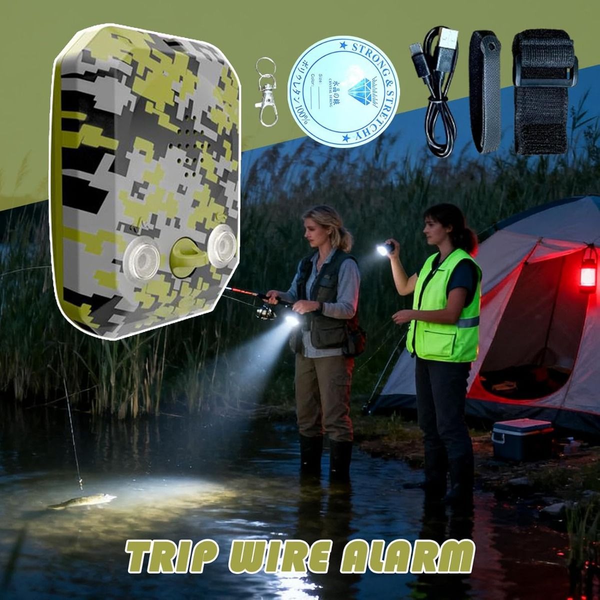 120dB Obvodový Alarm: Vodotesná Vonkajšia Siréna pre Kemping a Bezpečnosť v Prírode