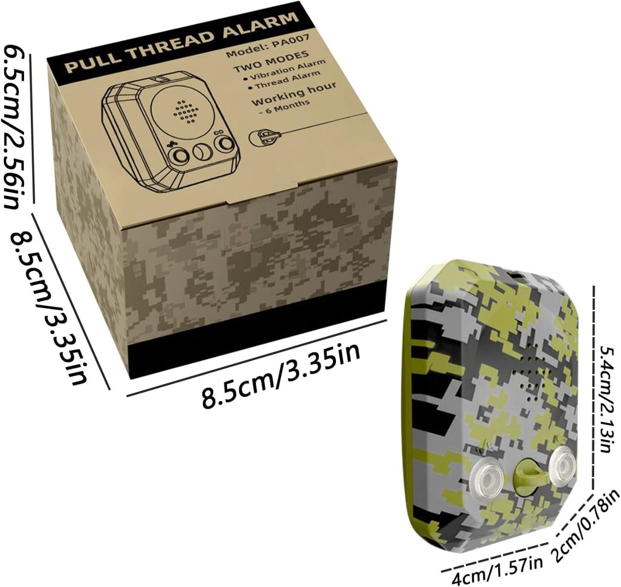 120dB Obvodový Alarm: Vodotesná Vonkajšia Siréna pre Kemping a Bezpečnosť v Prírode