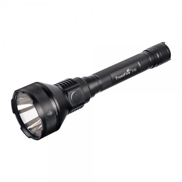 TrustFire T70 Kit vysoký výkon 2300 lúmenov dobíjateľná LED baterka dlhý lúč kemping alebo núdzový