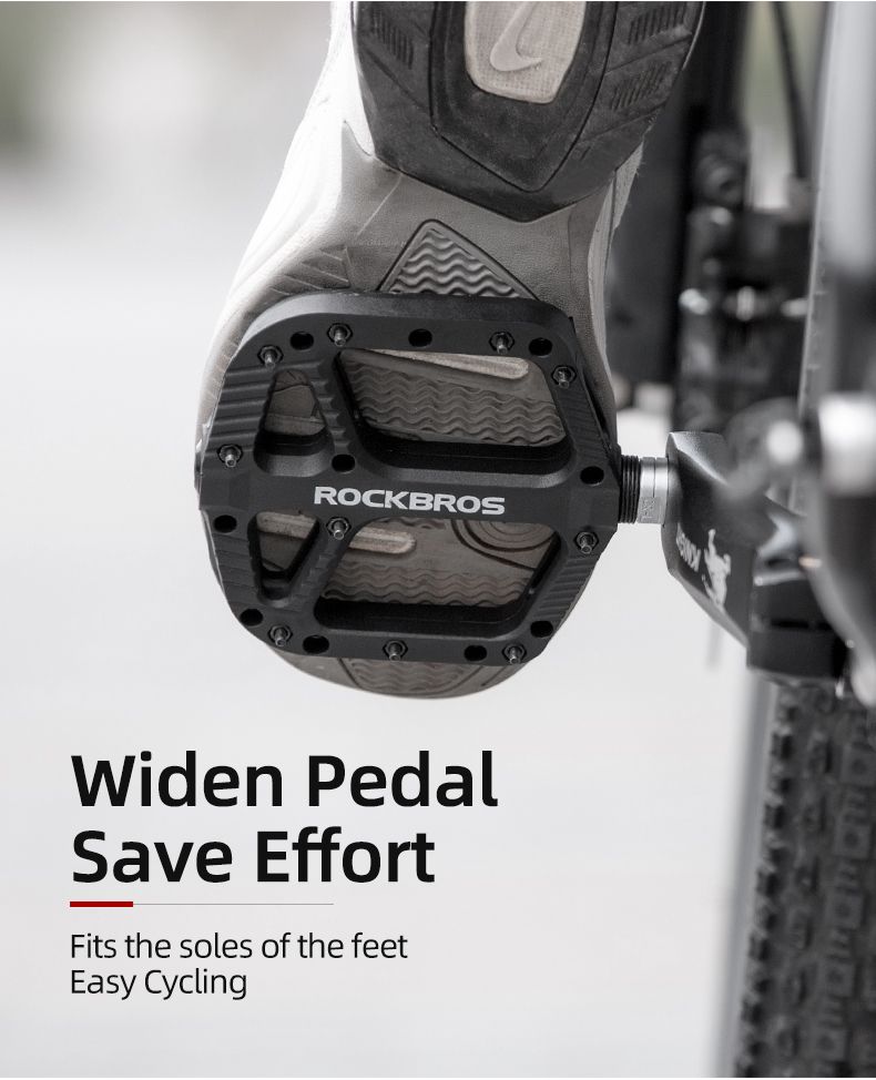 ROCKBROS ultraľahké utesnené ložiská cyklistické pedále odolné nylonové vysokokvalitné MTB komponenty