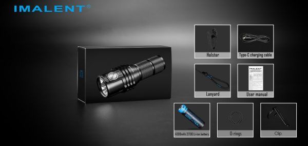 IMAlENT MS03 XHP70 baterka ultra-jasné svietidlo 13000 lúmenov 324 metrov dosah outdoorové svietidlo