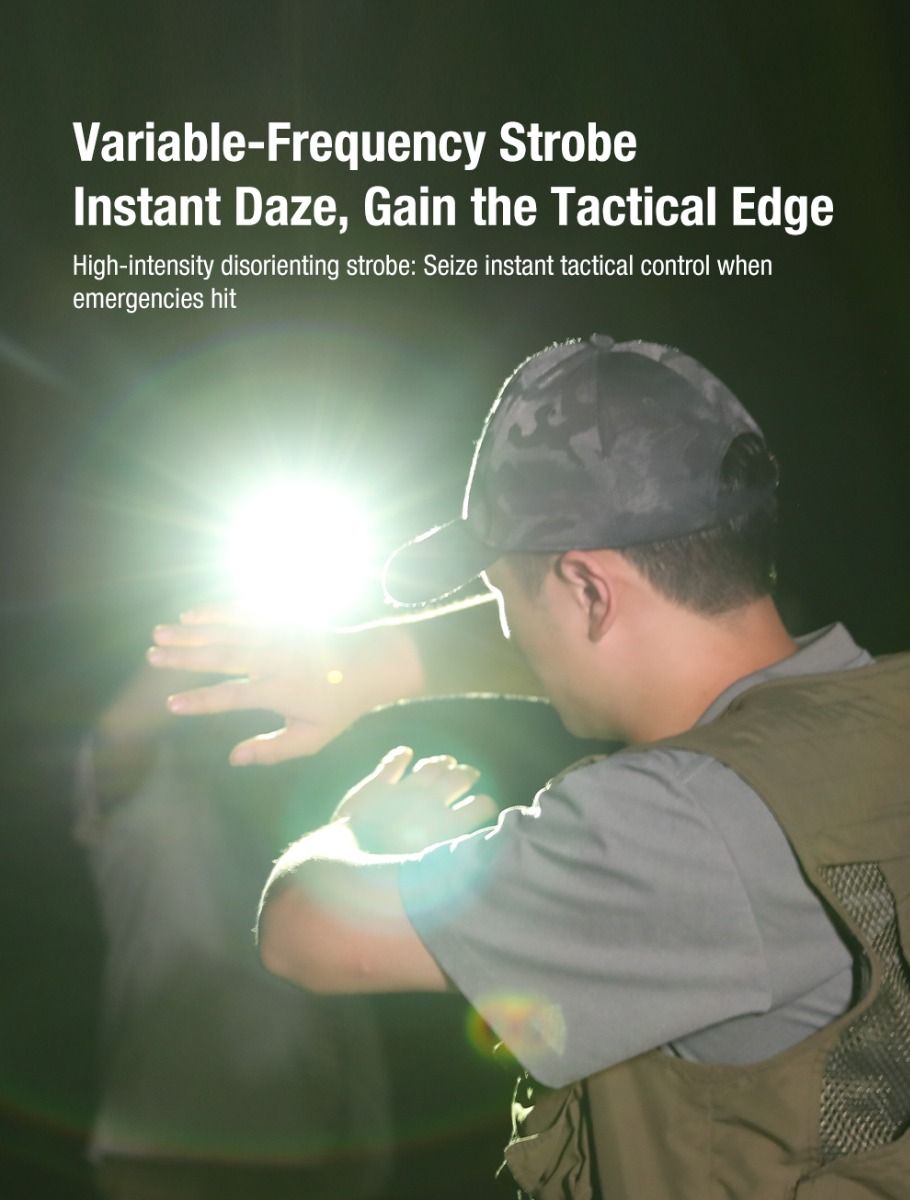 Klarus X2 3000 lúmenov Ultratenká taktická baterka USB-C LED vreckové svetlo. Odolná pre sebaobranu a outdoor výbavu.