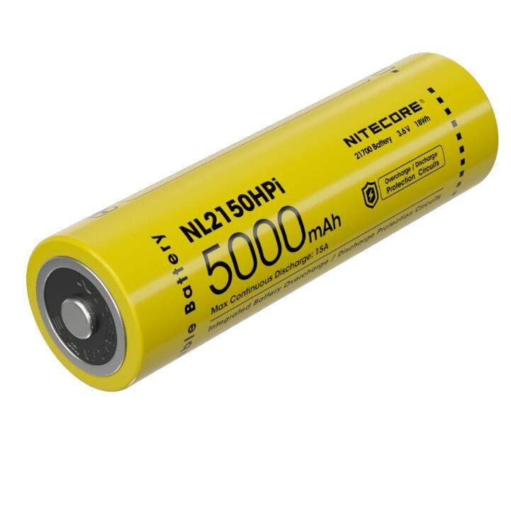 Nabíjatelná batéria NITECORE NL2150HPI 21700 5000mAh 3.6V vysoký výkon pre elektronické zariadenia