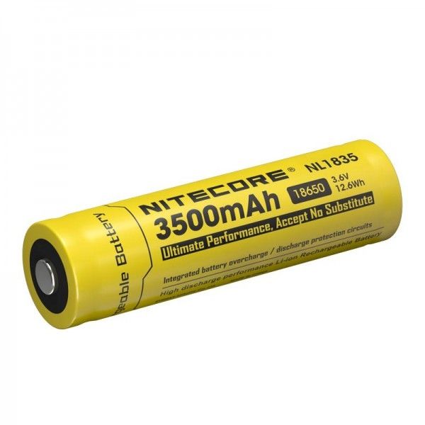 Nitecore 18650 NL1835 3500mAh Li-ion nabíjateľná batéria pre dlhotrvajúci výkon a spoľahlivý výkon