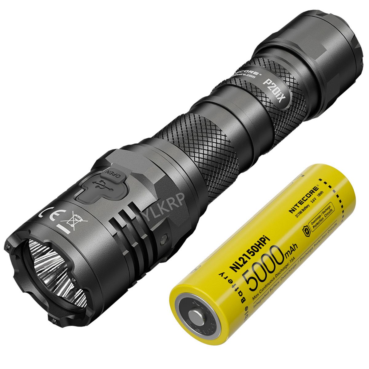 Objavte Nitecore P20iX s 4000 lúmenmi 4 x XP-L2 V6 LED odolná USB-C nabíjateľná taktická outdoorová baterka