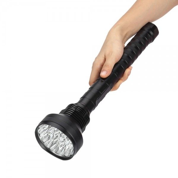 UltraFire 28T6 Vysokovýkonná LED baterka 40 000 lúmenov, 5 režimov, odolné outdoorové svetlo na kempovanie a turistiku