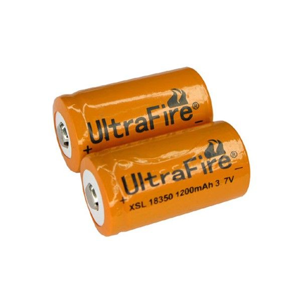 Nabíjatelná Ultrafire XSL 18350 1200mAh Li-ion batéria pre fotoaparáty a vonkajšie použitie s vysokým výkonom