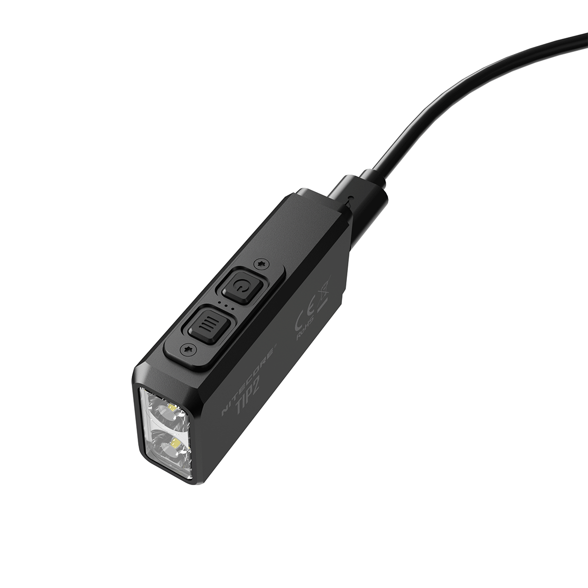 NITECORE TIP2 Kľúčová baterka 720 lúmenov USB nabíjateľné LED svetlo pre kempingové vybavenie alebo každodenné nosenie