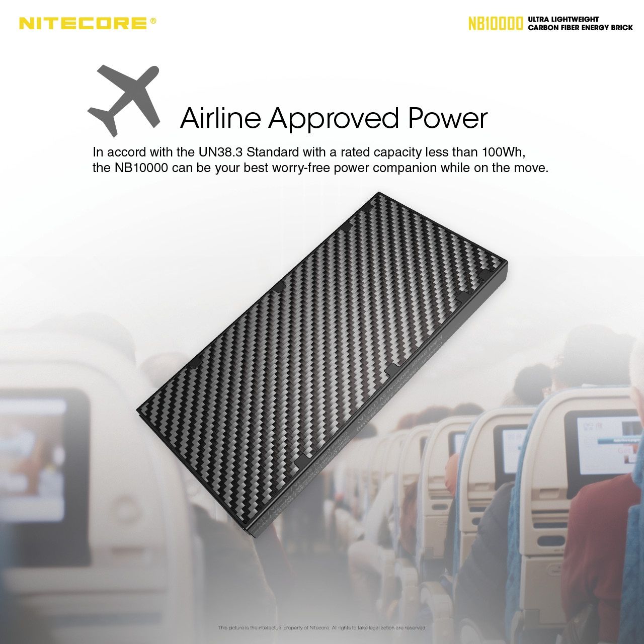 NITECORE NB10000 QC Dual Port USB-C 10000mAh Power Bank Ľahký Rýchle Nabíjanie
