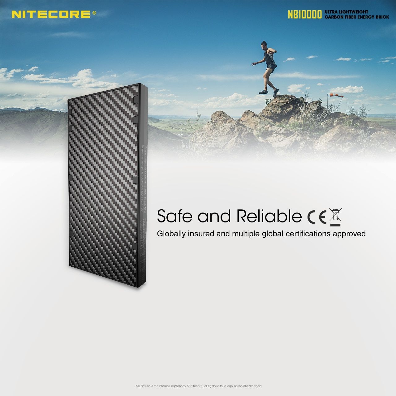 NITECORE NB10000 QC Dual Port USB-C 10000mAh Power Bank Ľahký Rýchle Nabíjanie