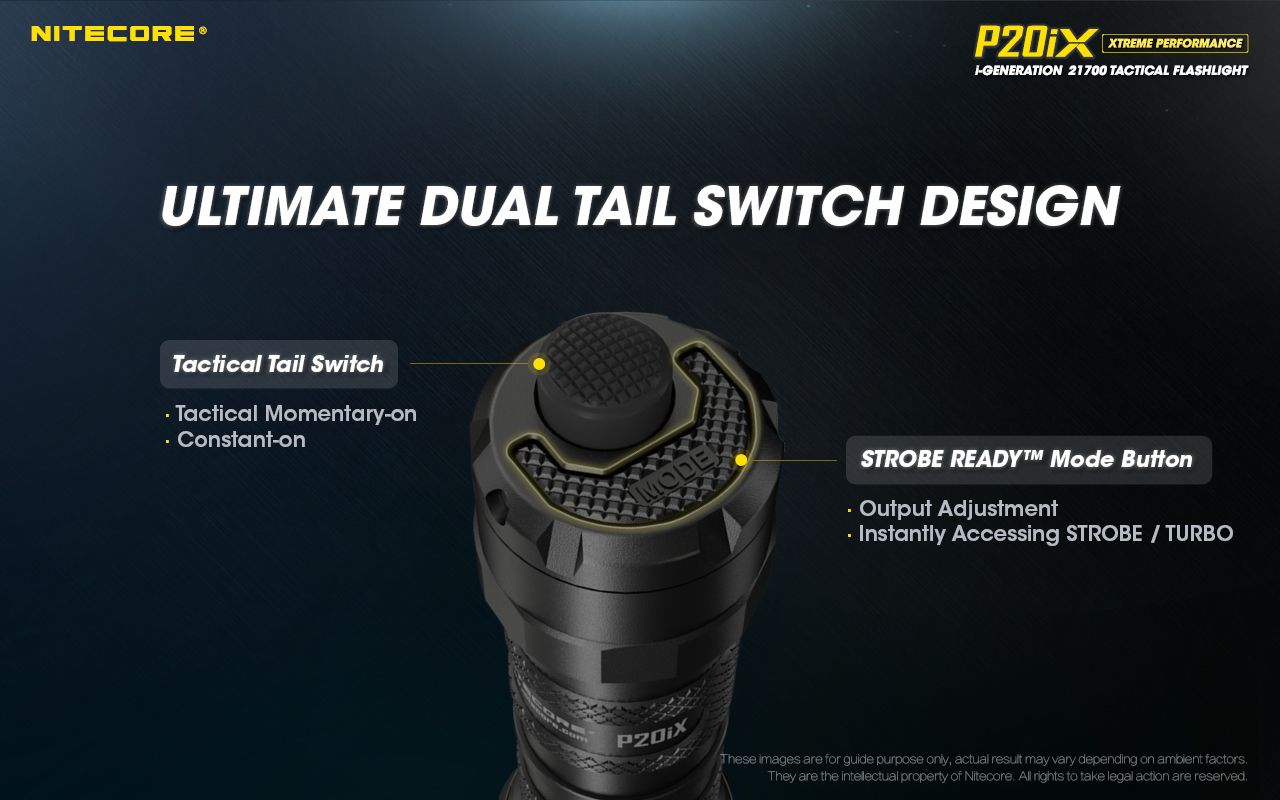 Objavte Nitecore P20iX s 4000 lúmenmi 4 x XP-L2 V6 LED odolná USB-C nabíjateľná taktická outdoorová baterka