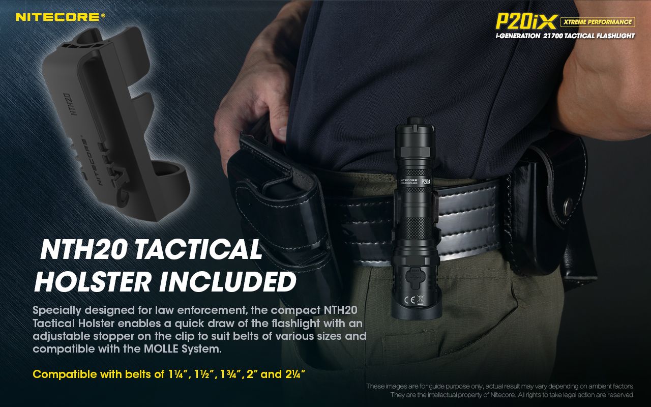 Objavte Nitecore P20iX s 4000 lúmenmi 4 x XP-L2 V6 LED odolná USB-C nabíjateľná taktická outdoorová baterka