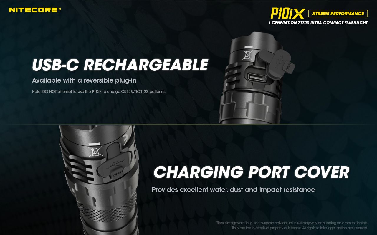 Nitecore P10iX ultra-jasná LED baterka 4000 lúmenov s dosahom 158m spoľahlivá taktická baterka