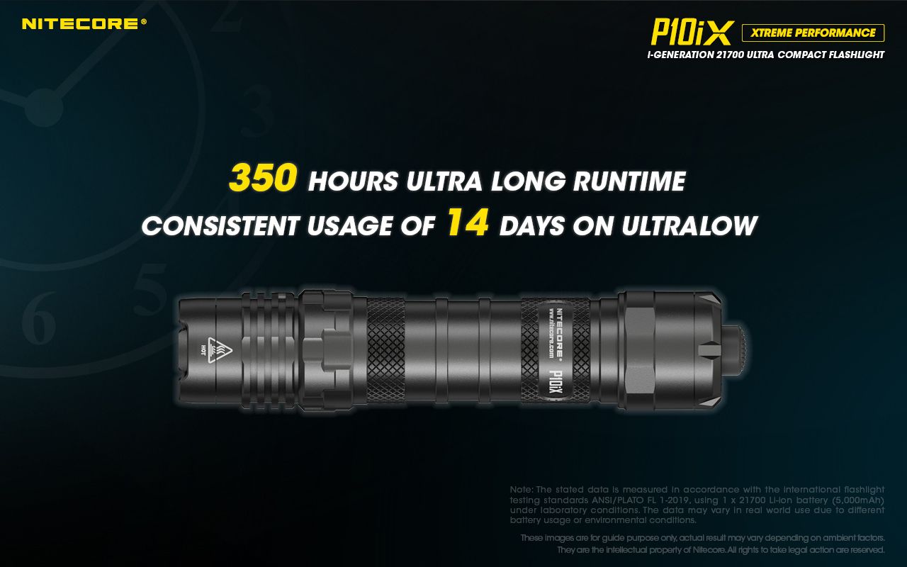 Nitecore P10iX ultra-jasná LED baterka 4000 lúmenov s dosahom 158m spoľahlivá taktická baterka