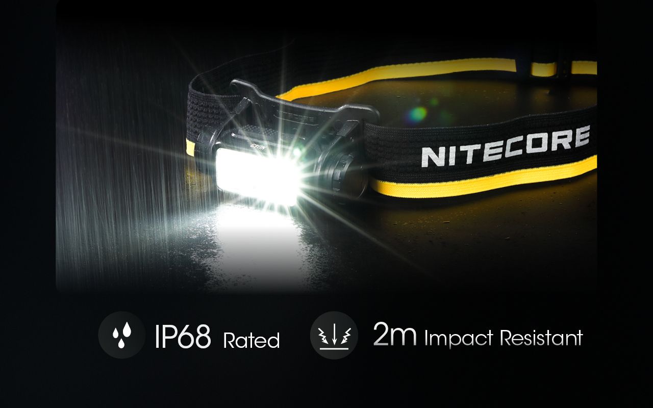 NITECORE NU43 Nabíjateľná čelovka 1400 lúmenov, červené a biele svetlo, dlhá výdrž batérie, vonkajšie kempingové vybavenie