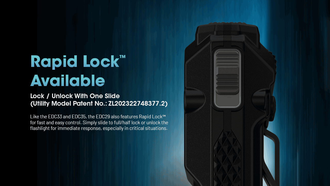 NITECORE EDC29 6500 lúmenov USB-C nabíjateľná baterka pre dlhý dosvit, každodenné nosenie a dobrodružstvo