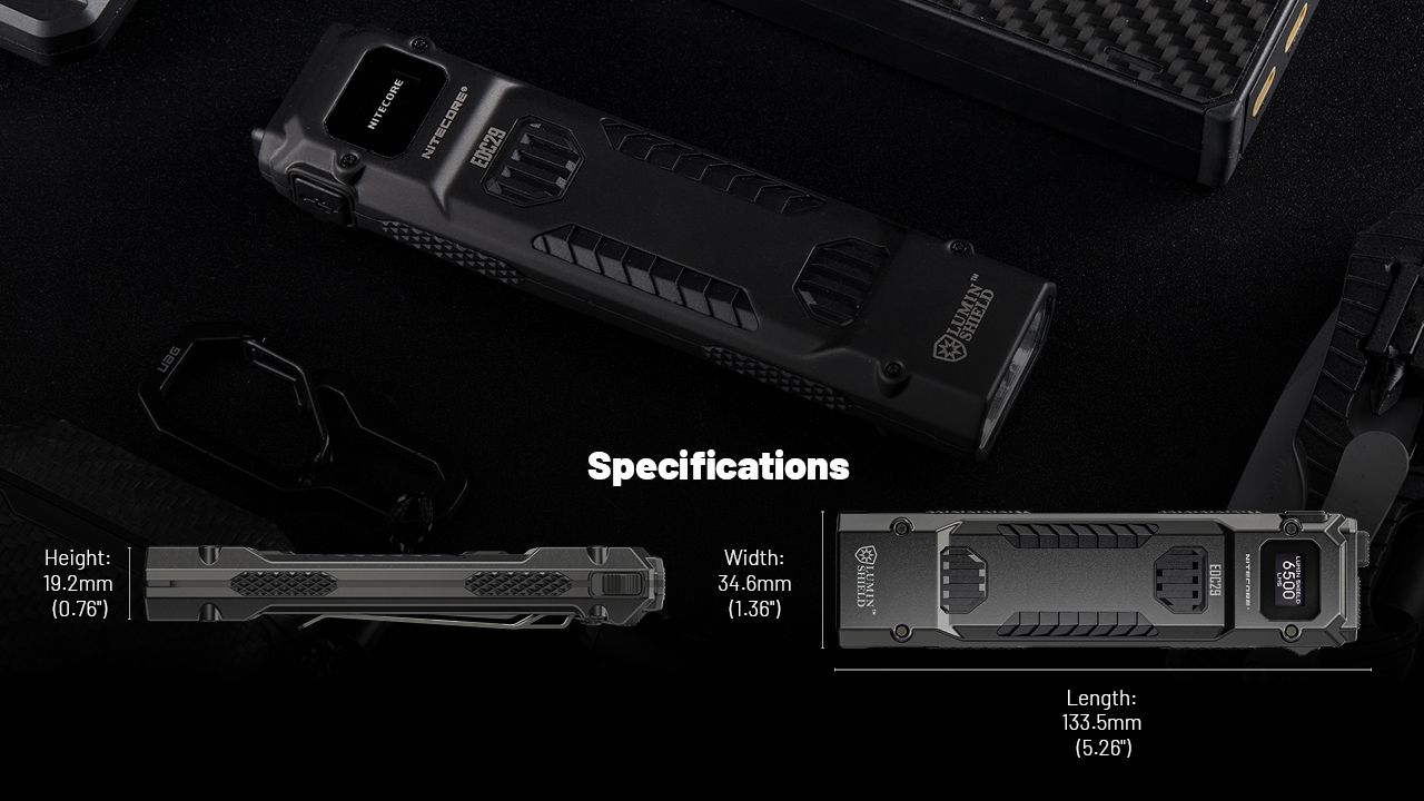 NITECORE EDC29 6500 lúmenov USB-C nabíjateľná baterka pre dlhý dosvit, každodenné nosenie a dobrodružstvo