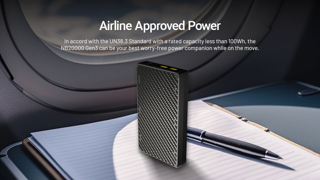 Nitecore NB20000 Gen3 Power Bank 20000mAh prenosná nabíjačka kompaktný dizajn duálny USB-C rýchle nabíjanie