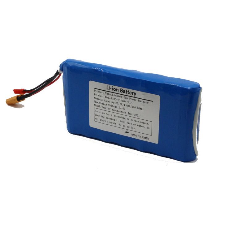 21700-7S1P-25,2V nabíjacia Li-Ion batéria pre skateboard robustné bezpečnostné funkcie kapacita 5000mAh