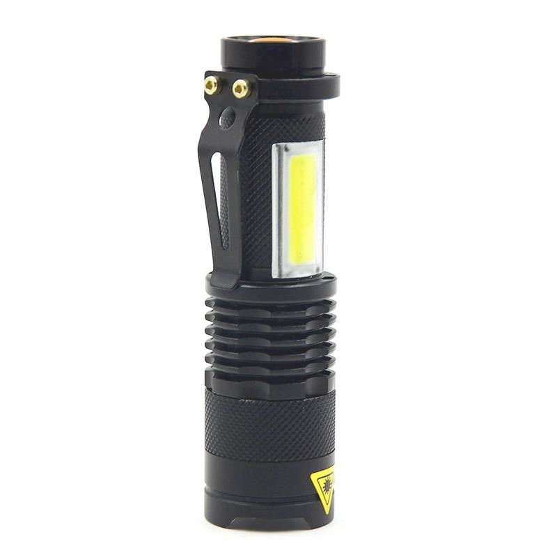 UltraFire SK68 Q5 LED prenosná miniatúrna baterka s dotykovým ovládaním jasu na kempovanie a núdzové situácie