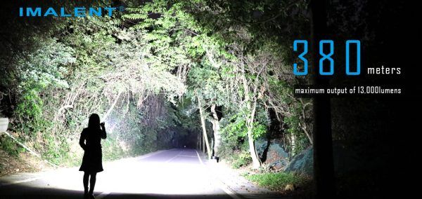 IMAlENT MS03 XHP70 baterka ultra-jasné svietidlo 13000 lúmenov 324 metrov dosah outdoorové svietidlo