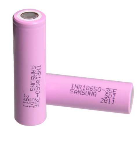 INR18650-35E Power 18650 lítium batéria 3500mAh 25A vysokovýkonná nabíjateľná batéria (2 ks)