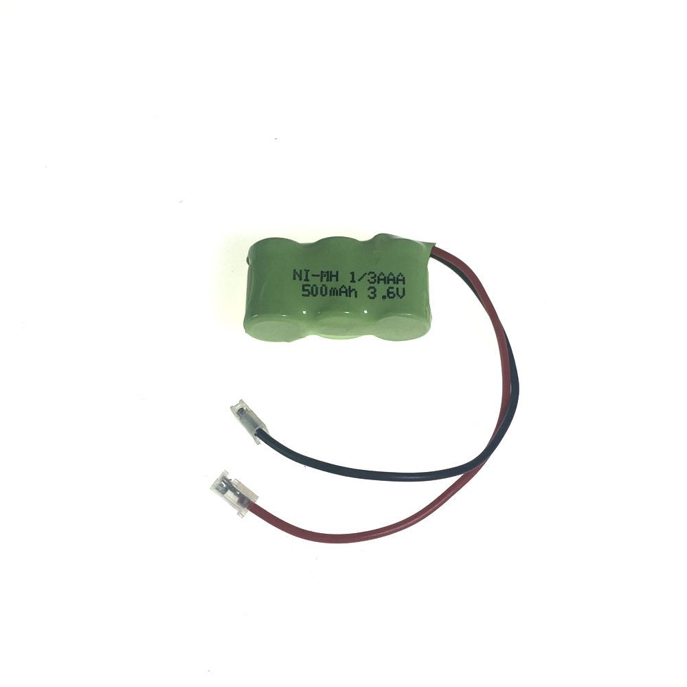 Ekologická 3.6V 1/3 AAA 500mAh Ni-MH nabíjateľná batéria – spoľahlivý zdroj energie pre diaľkové ovládače a herné zariadenia.