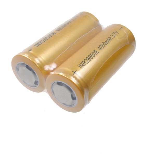 UltraFire 26650 čierna nabíjateľná batéria 4000MAH vysoká kapacita dlhá životnosť ekologicky prívetivá