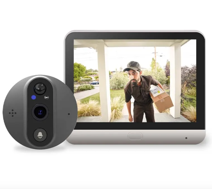 Tuya Smart 1080P WiFi kamera do dverového priezoru s detekciou pohybu v reálnom čase a 120-stupňovým zorným poľom pre domácu bezpečnosť