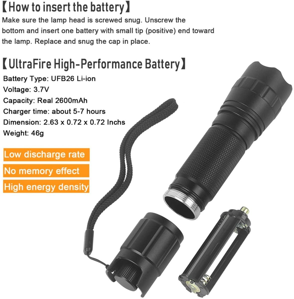UltraFire 940nm LED IR baterka s nastaviteľným zaostrením a plynulým stmievaním pre nočné videnie, poľovanie a skúmanie divej prírody