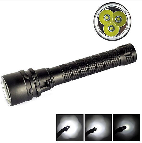 Illuminate Adventures SK68 Q5 LED prenosné mini ZOOM svietidlo 6000 lúmenov odolné vodotesné kempingové svetlo
