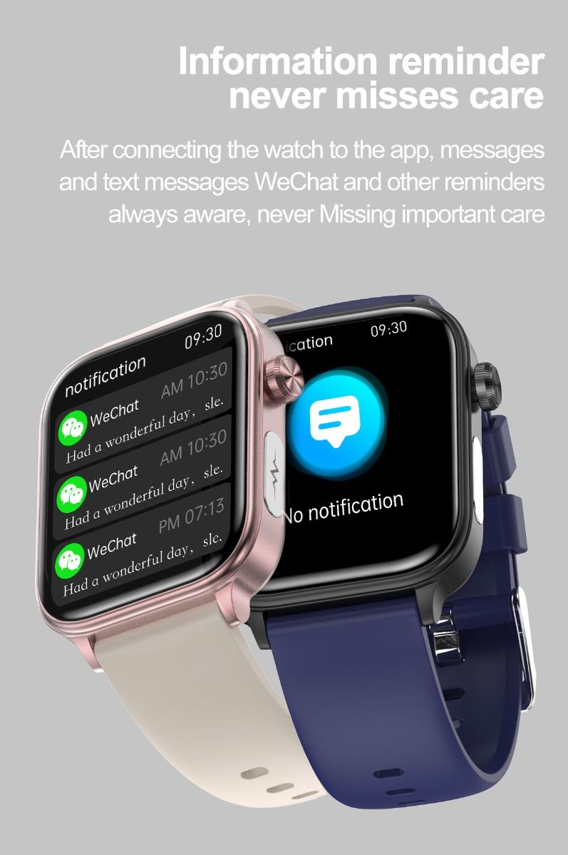 Inteligentné hodinky ET570: glukóza v krvi, EKG, srdcová frekvencia. AI diagnostika, Hband, monitor zdravia.