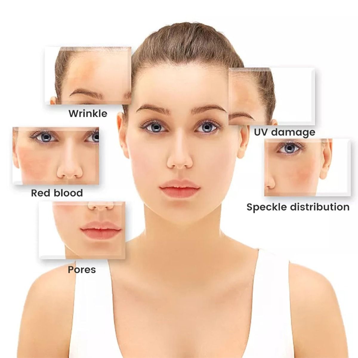 Digitálny mikroskop 500x zväčšenie 2MP – Oprava elektroniky, mince, koža, vlasy