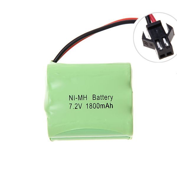 Ekologický 7,2 V AA 1800 mAh Ni-MH nabíjateľný batériový blok s vysokou kapacitou pre hračkárske autá a modelárske lietadlá