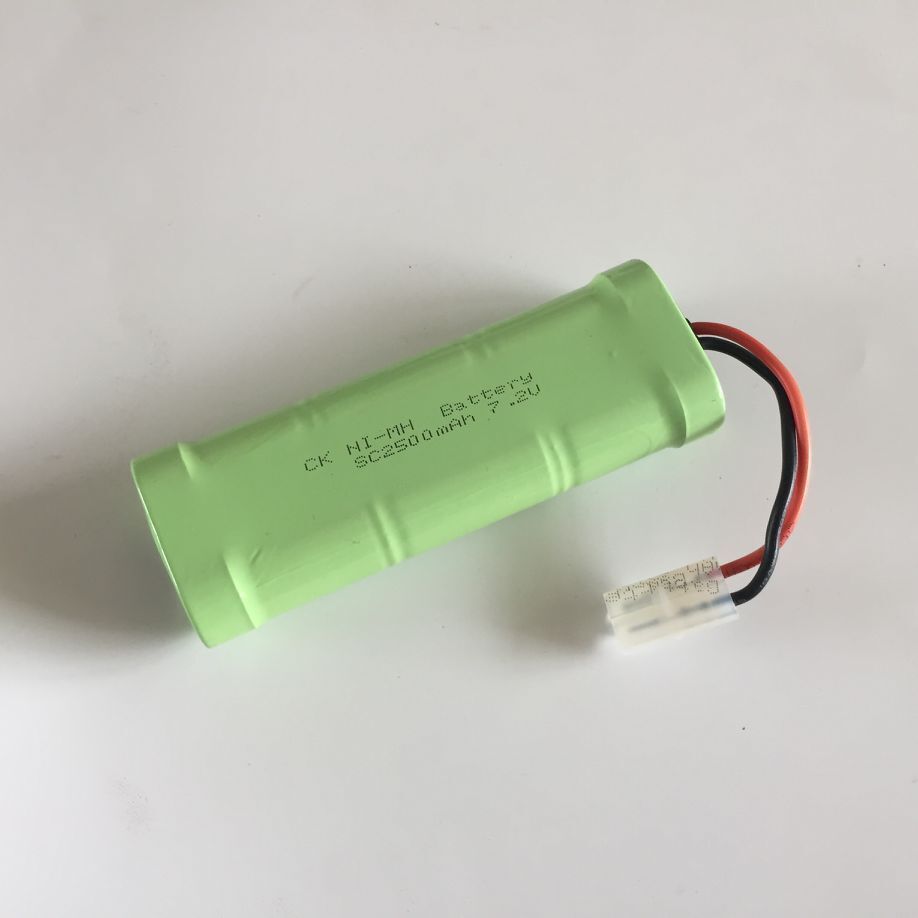 Ekologická 7,2V SC Ni-MH nabíjateľná batéria 2500mAh s vysokou kapacitou pre RC vozidlá a domácu elektroniku