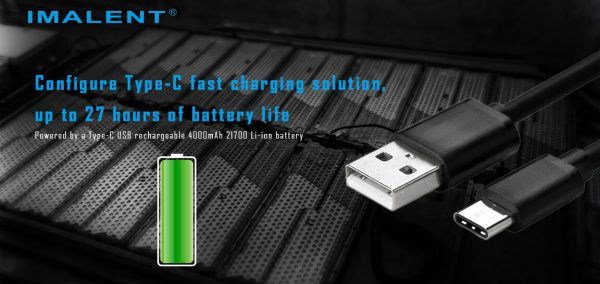 IMAlENT MS03 XHP70 baterka ultra-jasné svietidlo 13000 lúmenov 324 metrov dosah outdoorové svietidlo