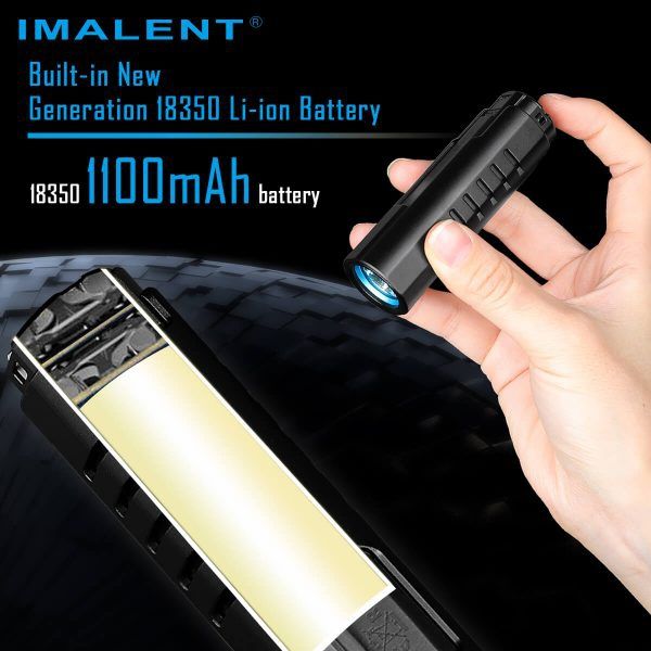 IMALENT LD70 LED baterka 4000 lúmenov, kompaktný dizajn pre dobrodruhov, spoľahlivý zdroj svetla s OLED displejom