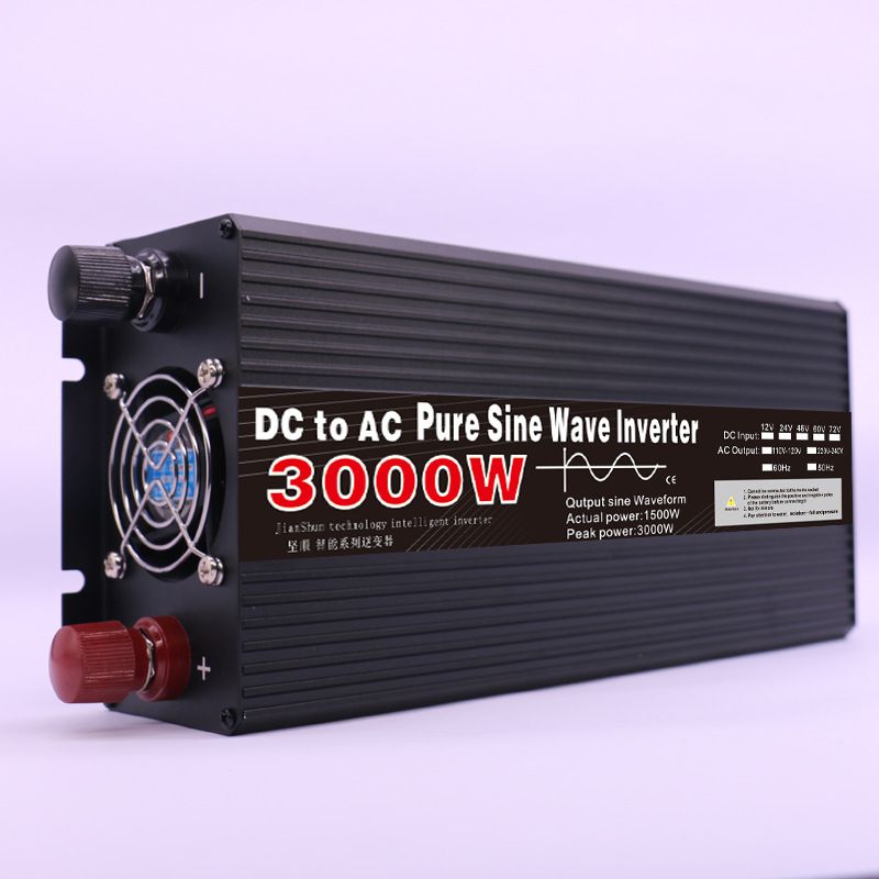 Čistý sínusový menič 3000W až 8000W pre obytné vozidlá DC 12V 24V na AC 110V 220V Vysoko kvalitný kompaktný energetický systém