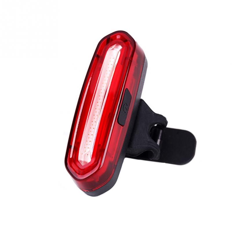 USB nabíjateľné zadné svetlo na bicykel, vysoko intenzívna COB lampa pre mestských cyklistov, cyklistické príslušenstvo