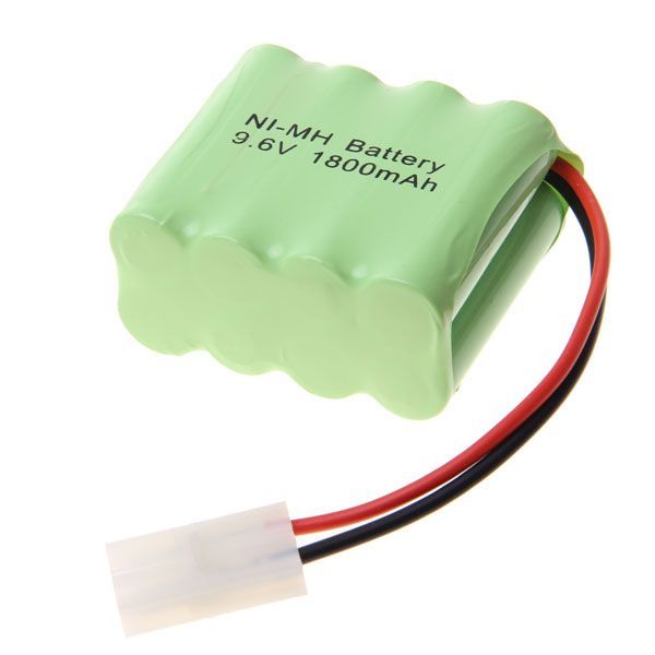 9,6V AA 1800mAh Ni-MH nabíjateľná batéria, ekologická, s dlhou výdržou, pre fotoaparáty a herné ovládače