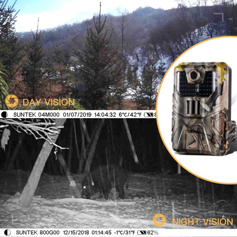 HC-900A 36MP fotopasca s 2.7K HD a neviditeľným infračerveným nočným videním, ideálna na pozorovanie divokej zveri a vonkajšie použitie