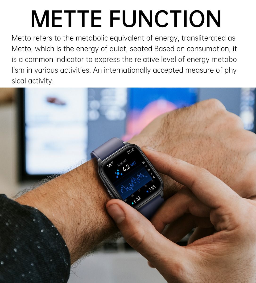 ET540 EKG Smartwatch s glukózou a telesnou teplotou, Bluetooth hovor, Fitness Sledovač pre Zdravie